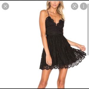 Black Lace NBD Revolve Dress